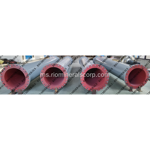 Pipa keluli berbaring getah tahan lasak